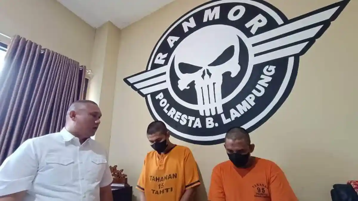 2 Pelaku Pecah Kaca di Bandar Lampung Residivis di Pekanbaru