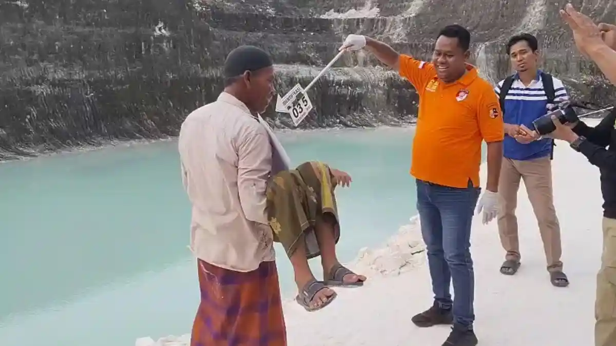 Prarekonstruksi 6 Santri Tenggelam di Bukit Jaddih Bangkalan madura, Libatkan Guru Ponpes dan Warga