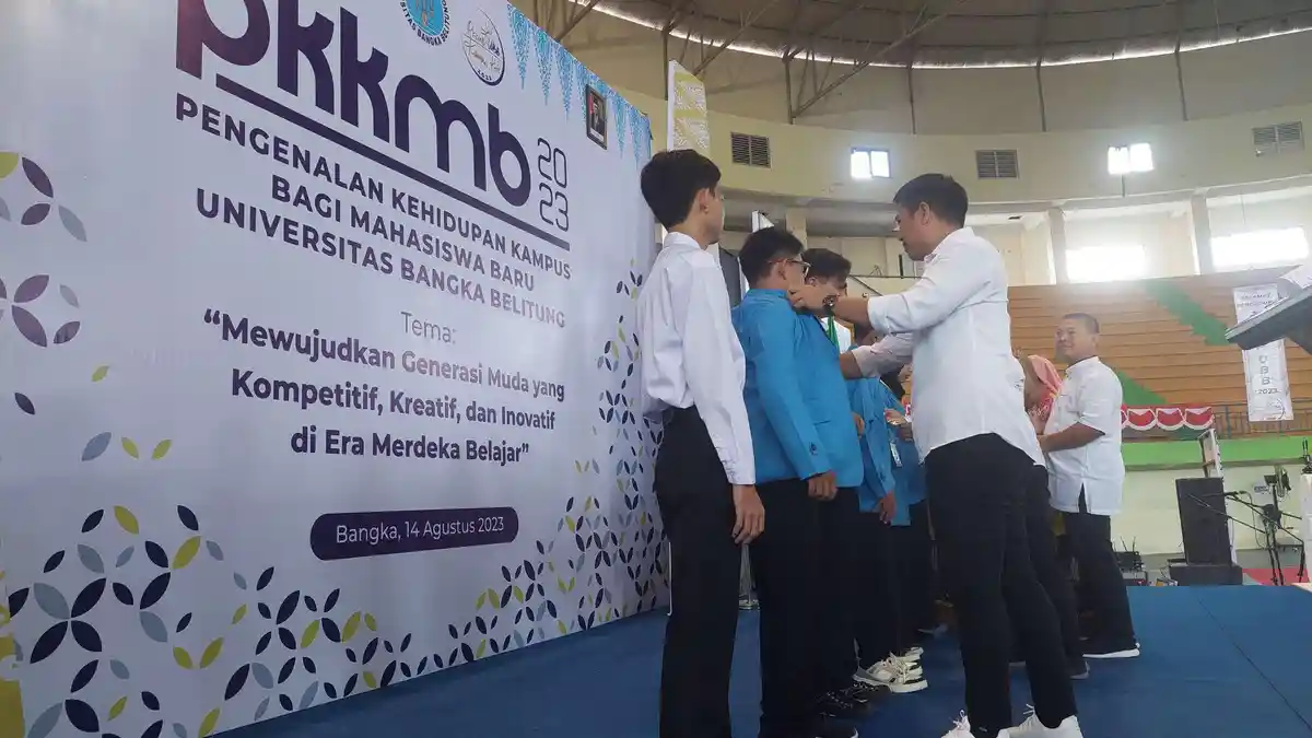 Rektor Pastikan Mahasiswa Baru UBB Pada PKKMB Have Fun dan Tidak Ada Perpeloncoan