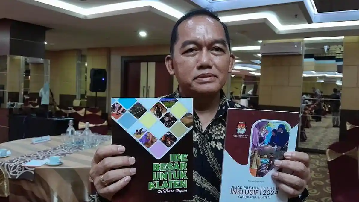 Dokumentasikan Pilkada Inklusif di Klaten, KPU Luncurkan Dua Buku