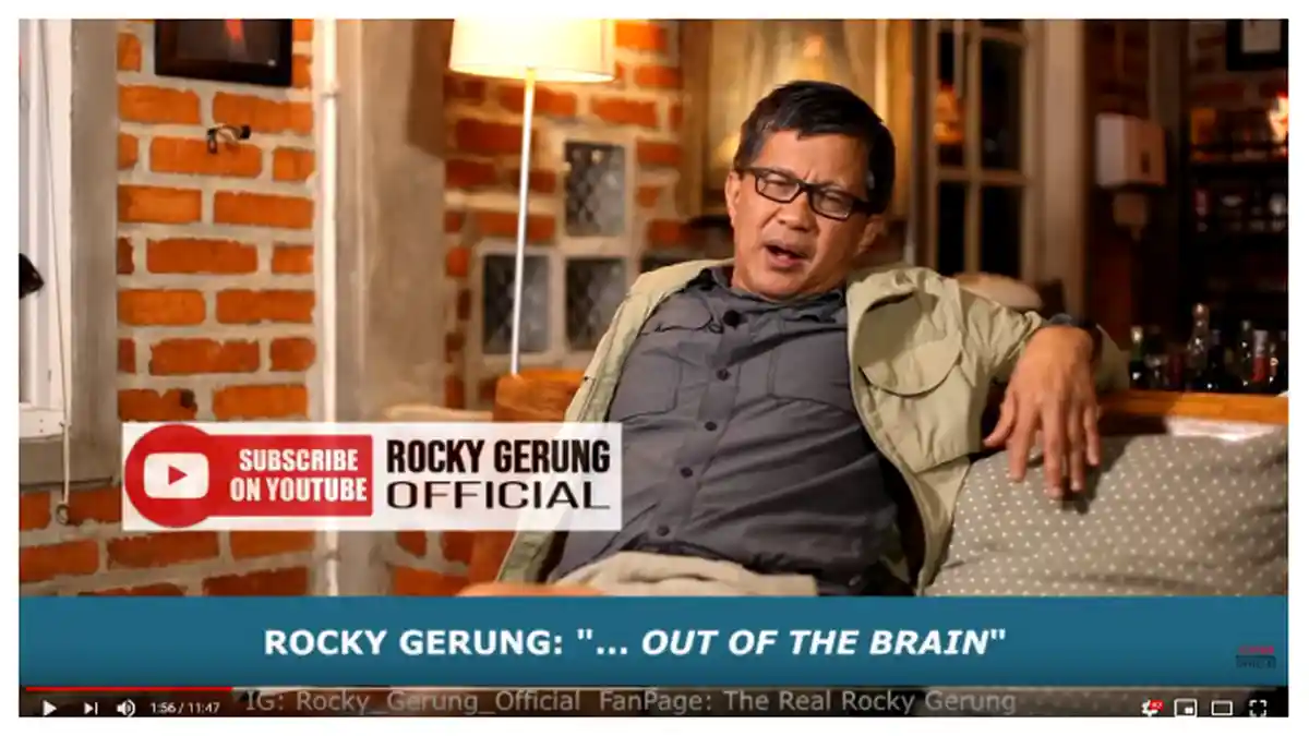 Sebut Andi Taufan Makelar Kasus Corona, Rocky Gerung Gamblang Sarankan Istana Jadi ODP, Kenapa?