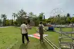 Satpol PP Tegur Wahana Pasar Malam di Polman, Langgar Penggunaan Ruang Terbuka Hijau