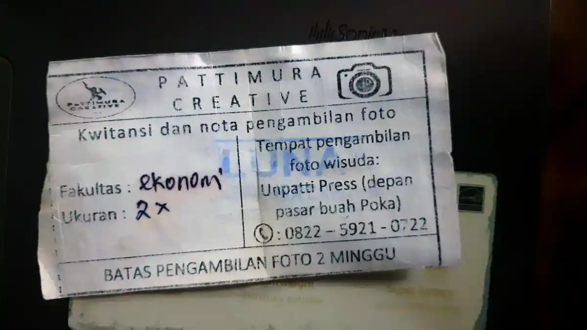 Unpatti Cetak Foto Wisuda Periode Desember 2022, Nasib Foto Periode September Belum Jelas