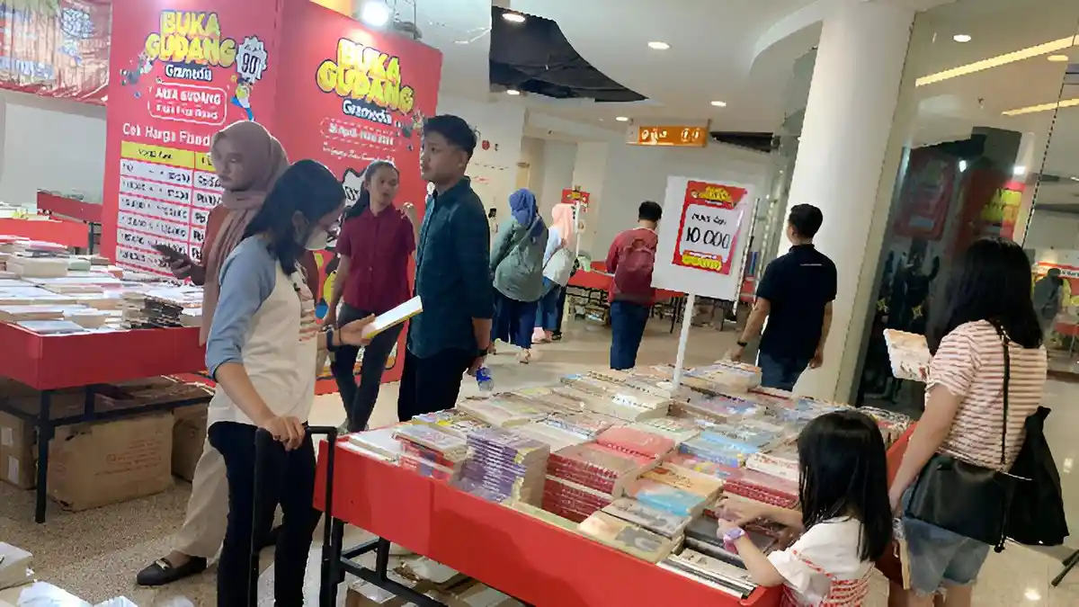 Diskon Besar-Besaran, Buka Gudang Gramedia Digelar di Convention Hall Tunjungan Plaza Surabaya