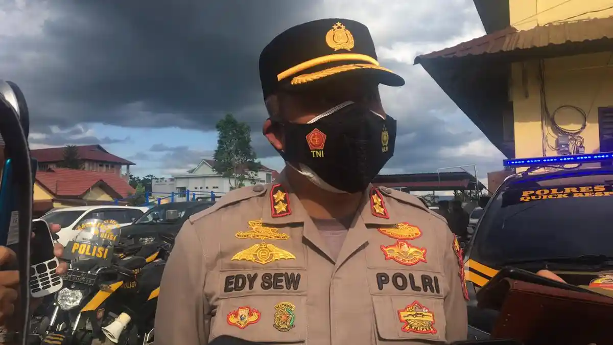 Kapolres Berau Ingatkan Warga Jangan Terlena Kasus Covid-19 Turun, Terus Tingkatkan Prokes