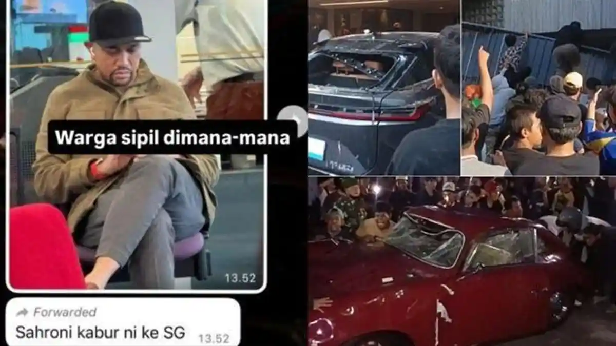 Bukan Singapore, Saat Rumah Dijarah Ahmad Sahroni Ternyata Sembunyi di WC 7 Jam dan Kabur Lewat Atap