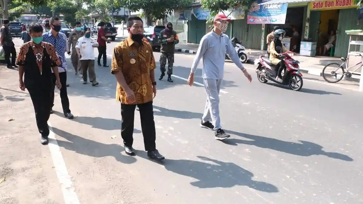 Wali Kota Magelang Tegur Pelaksana Proyek di Untidar yang Bikin Kotor Jalan
