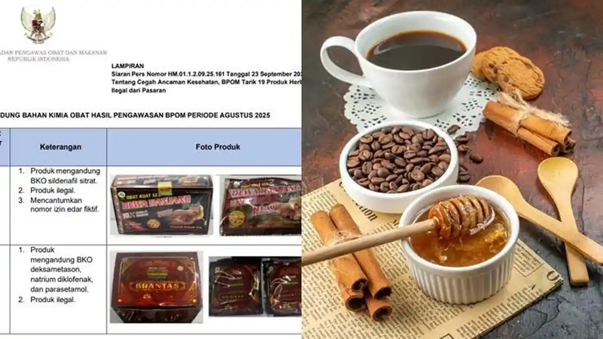 Daftar Lengkap 19 Produk Herbal Berbahaya yang Ditarik BPOM dari Peredaran, Ada Kopi dan Madu