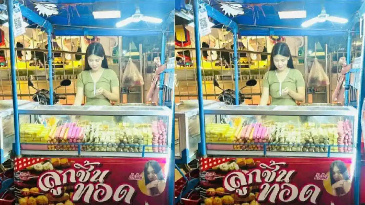 Cantik dan Mulus, Pedagang Bakso Goreng Pinggir Jalan ini Ramai Dikunjungi Pembeli Tiap Malam