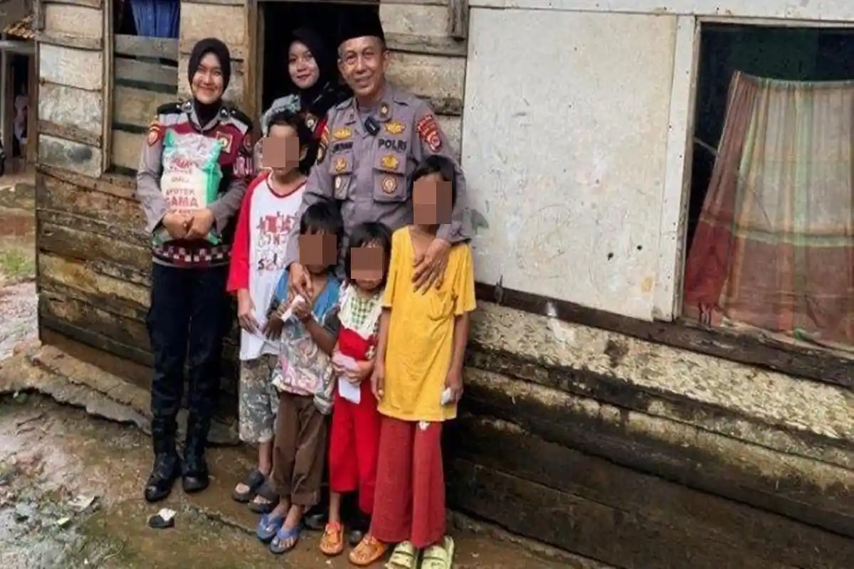 Kisah Pilu 4 Anak Yatim Ditinggal Ibu Menikah Lagi, Tinggal Digubuk, Dikirim Makan Sekali Sehari
