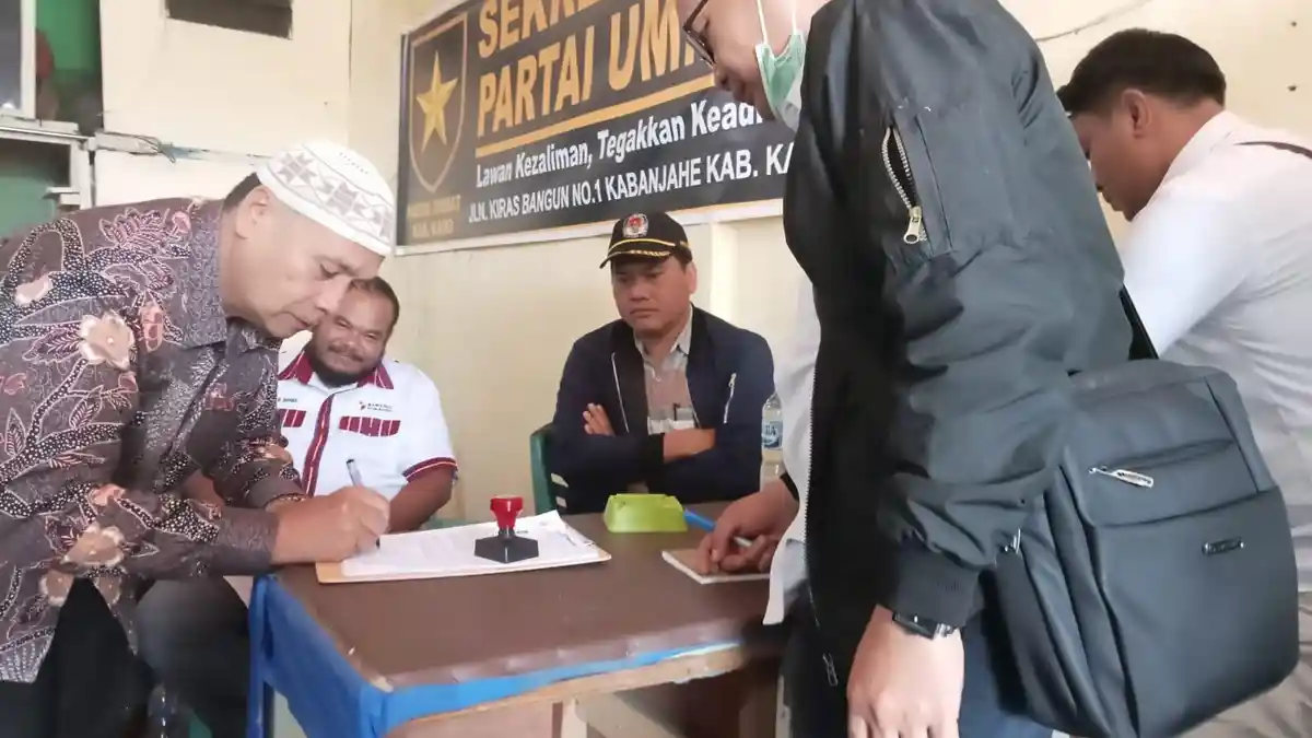 Lakukan Verifikasi Faktual, KPUD Karo Datangi Sembilan Sekretariat Partai Politik