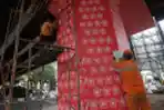 Mural Batik Hiasi Kolong Flyover Casablanca