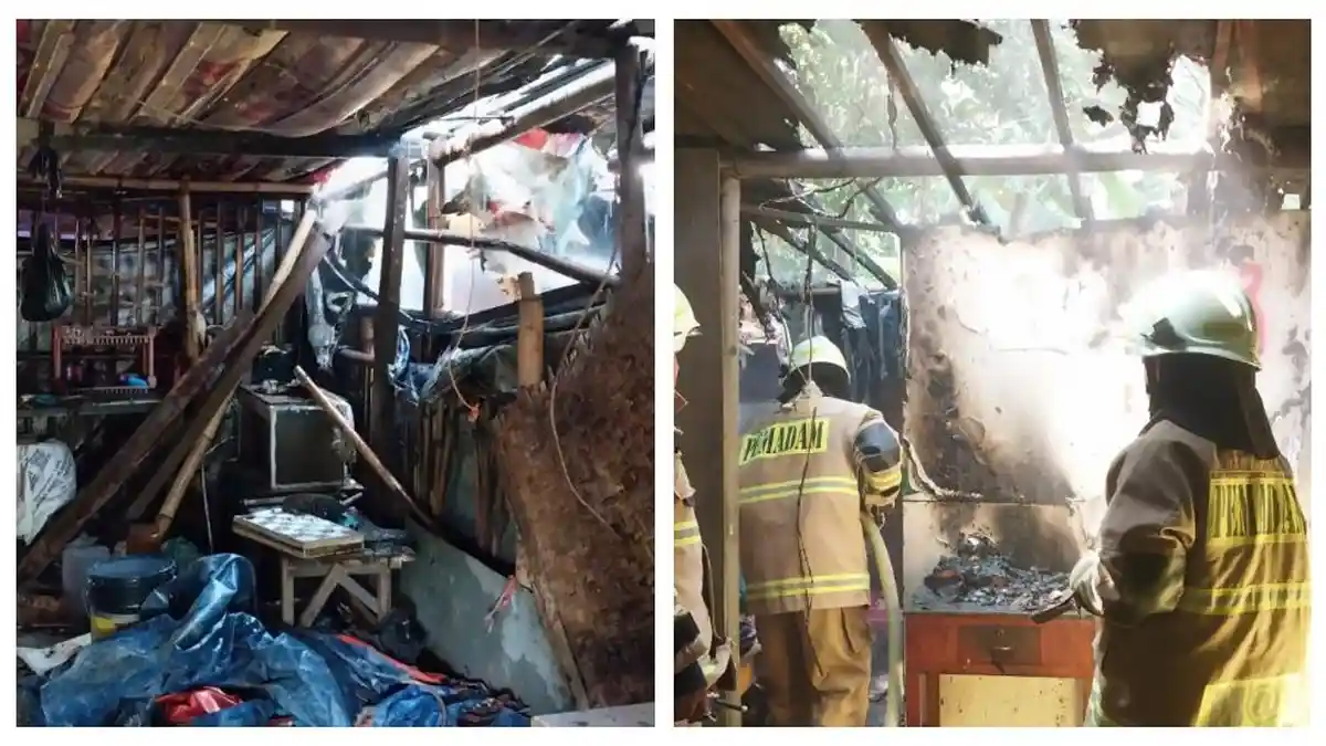 Kebakaran Warung Makan Bakso Malang di Jagakarsa, Diduga Pemilik Lupa Matikan Kompor Gas