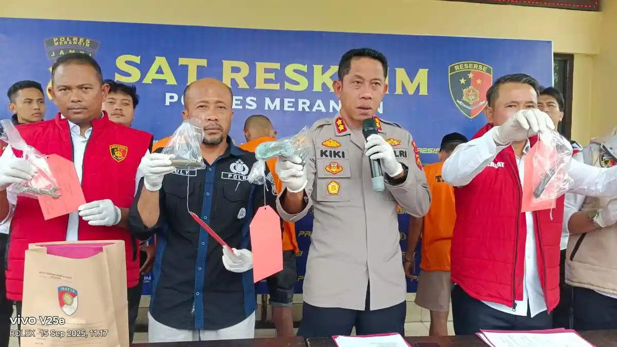 2 Kasus Diungkap Polres Merangin, Curanmor dan Ilegal Mining