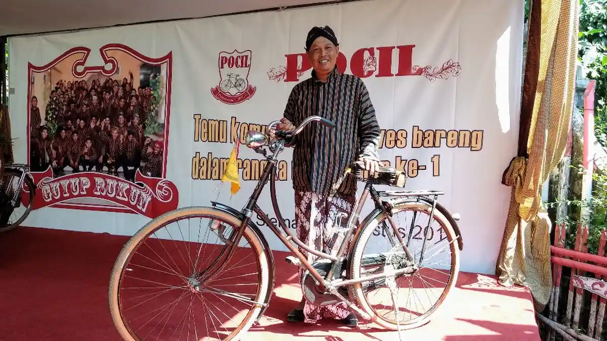 Semakin Langka, POCIL Ingin Budaya Bersepeda di Yogya Kembali Hidup