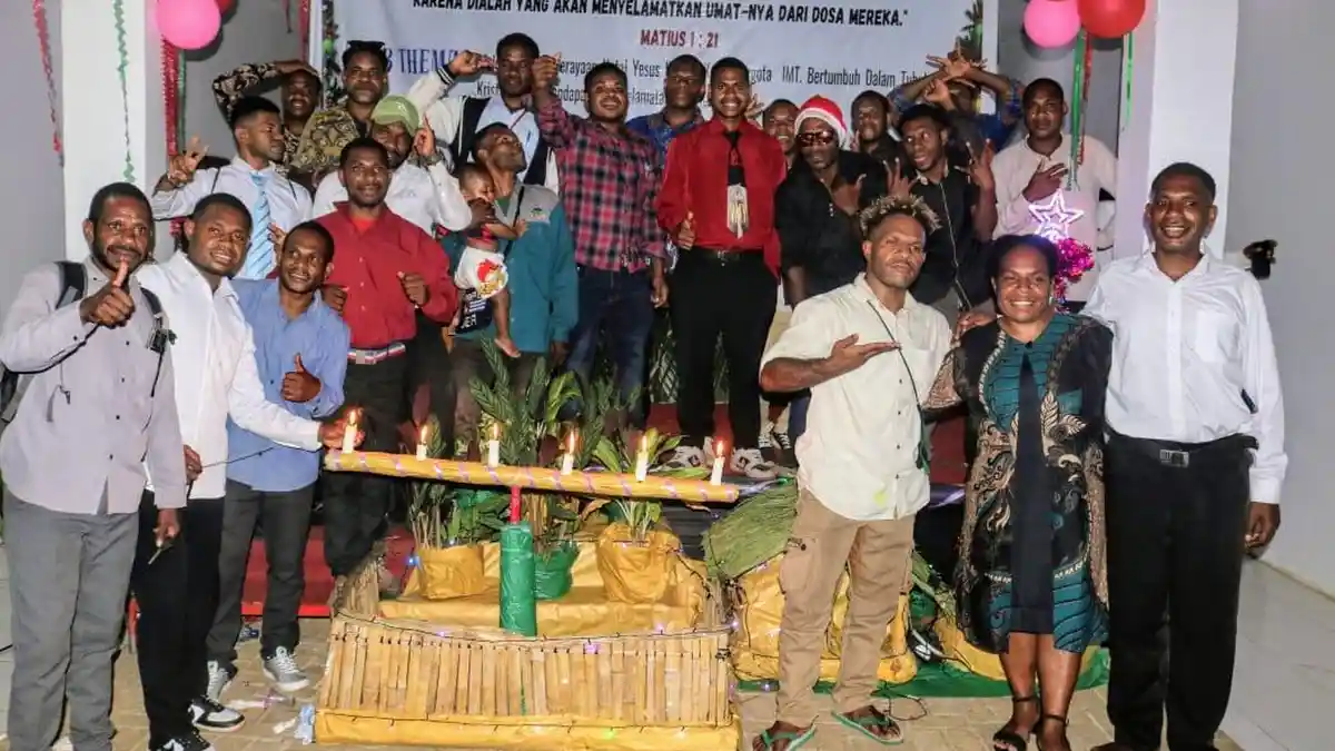 Mahasiswa Tolikara di Sulawesi Utara Rayakan Natal, Tegaskan Komitmen Jaga Kebersamaan