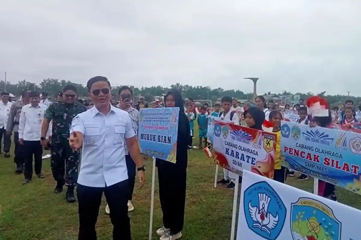 O2SN Tana Tidung 2025 Resmi Dibuka, Bupati KTT Kaltara Ibrahim Ali Targetkan Cetak Atlet Usia Dini