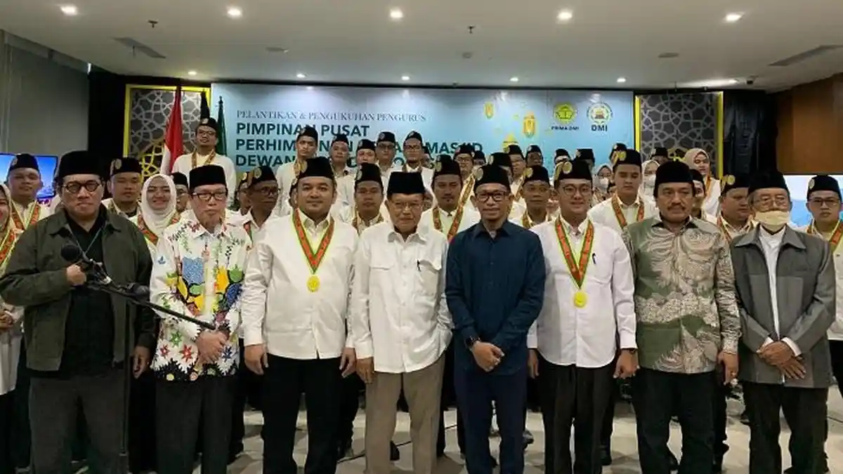 Dikukuhkan Jusuf Kalla, Munawar Khalil Putra Aceh Resmi Pimpin PP PRIMA DMI Periode 2023-2027