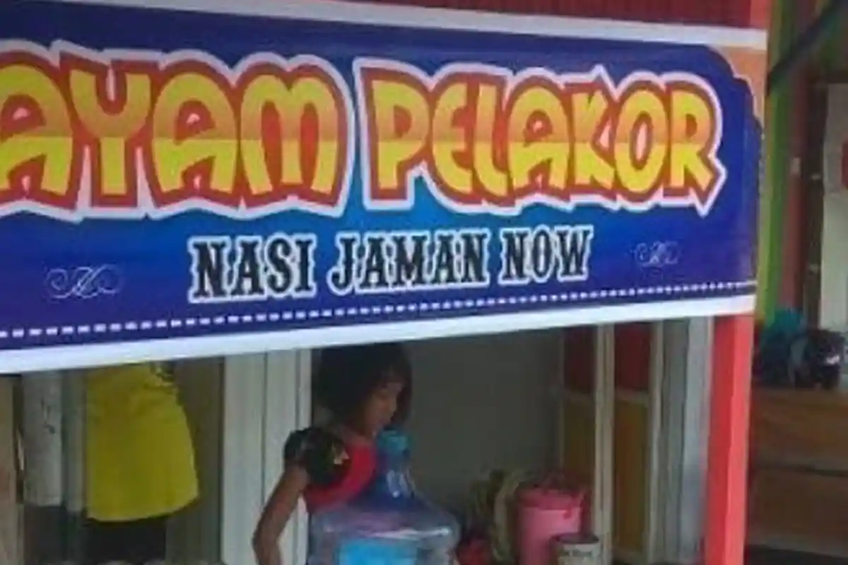 Sekilas Nama Warung Makan Ayam Pelakor Ini Unik dan Kocak, Namun Ada Kisah Menyedihkan di Baliknya!