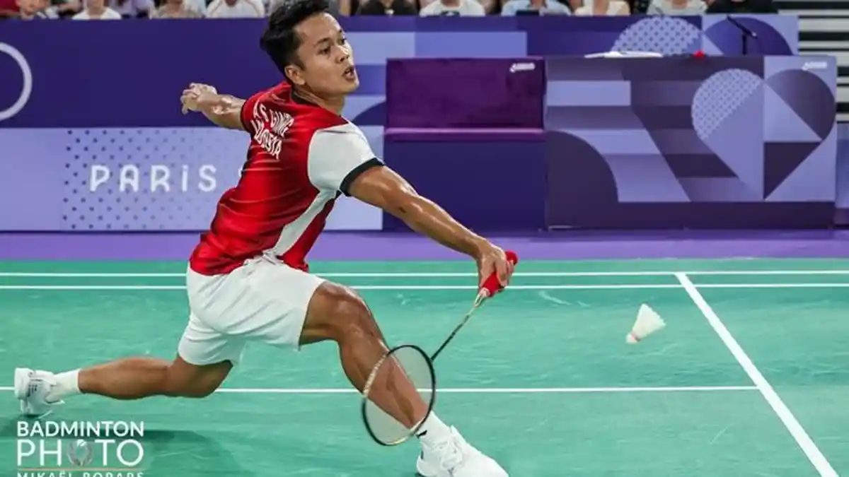 Hasil Olimpiade Paris 2024 Bulu Tangkis Tunggal Putra: Anthony Ginting Menang Muda atas Wakil AS