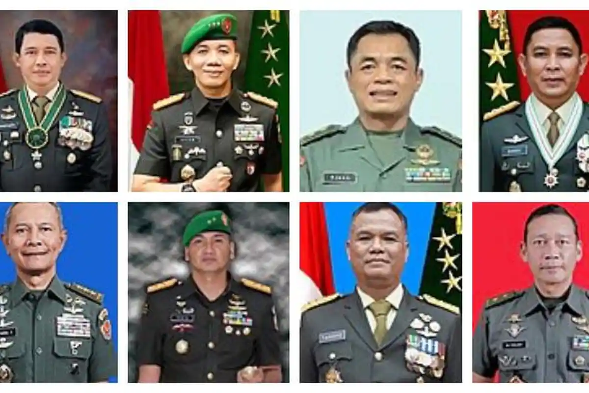 Daftar 27 Pati TNI Berpangkat Letnan Jenderal, Didominasi Prajurit Kopassus