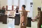 Sekkab Halmahera Timur Ricky Richfat Kembali Periksa Kehadiran Pegawainya