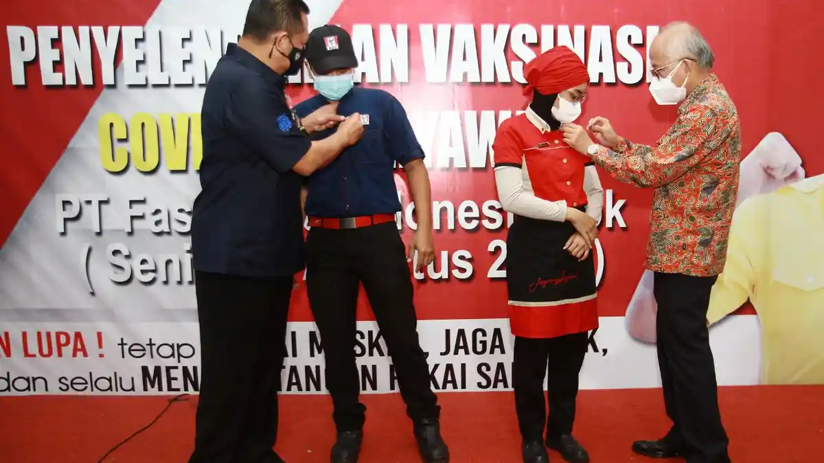 KFC Indonesia Intensifkan Vaksinasi Seluruh Karyawan Gerai