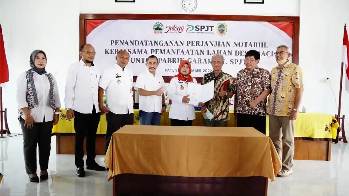 Kerjasama Pemdes Raci, SPJT Bangun Pabrik Garam Berskala Nasional