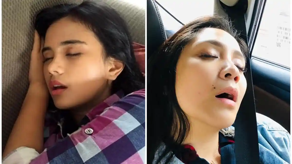 Tetap Cantik dengan Mulut 'Mangap', Deretan Wajah Artis yang Kelihatan Aslinya saat Tertidur Pulas!