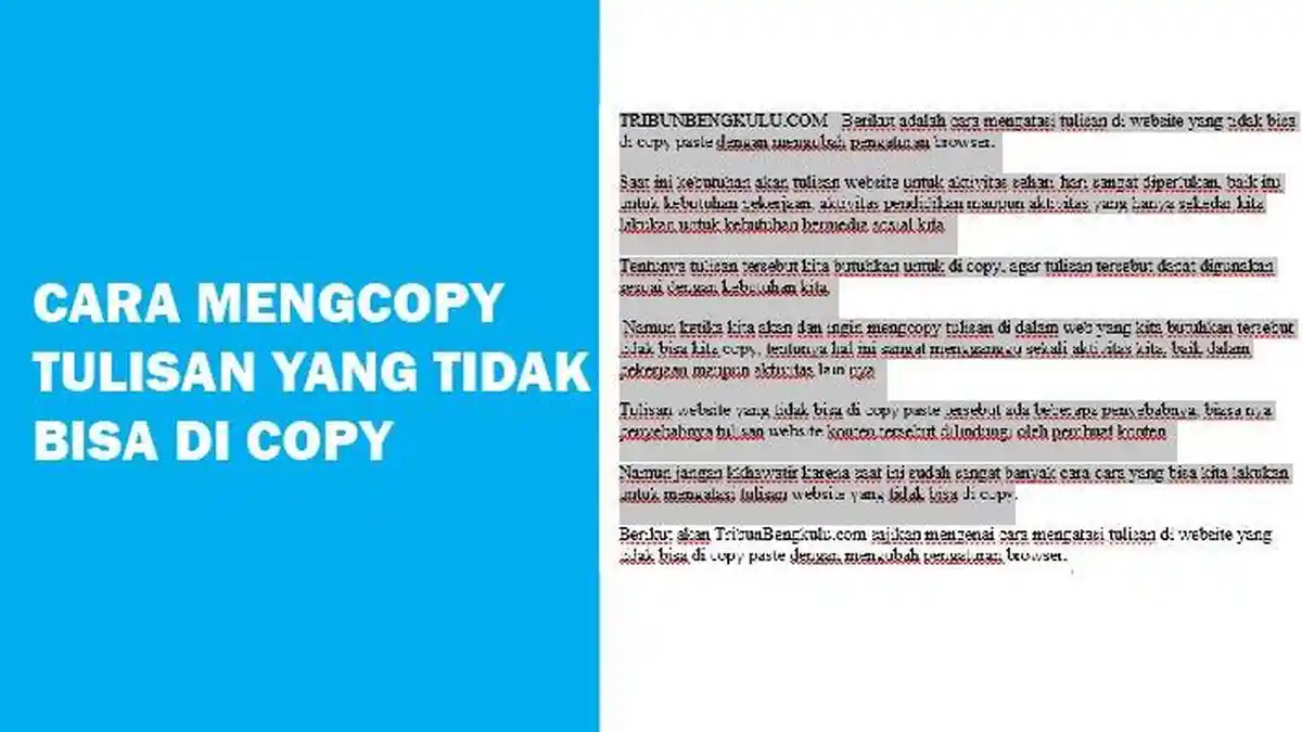 Cara Termudah dan Tercepat Copy Paste Website Yang Tidak Bisa Dicopy