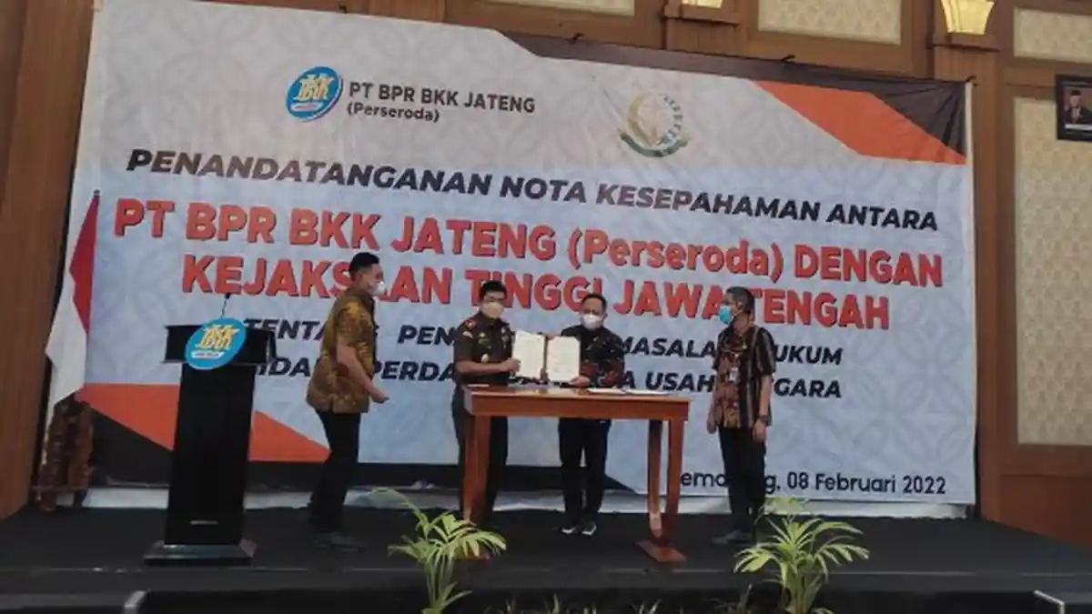 BPR BKK Jateng Perpanjang Kerjasama Dengan Kejati Terkait Penanganan Hukum Perdata dan TUN