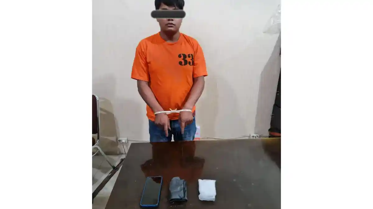 Bawa 100 Gram Sabu, Pria 29 Tahun Diciduk Satreskoba Polres Tanah Karo