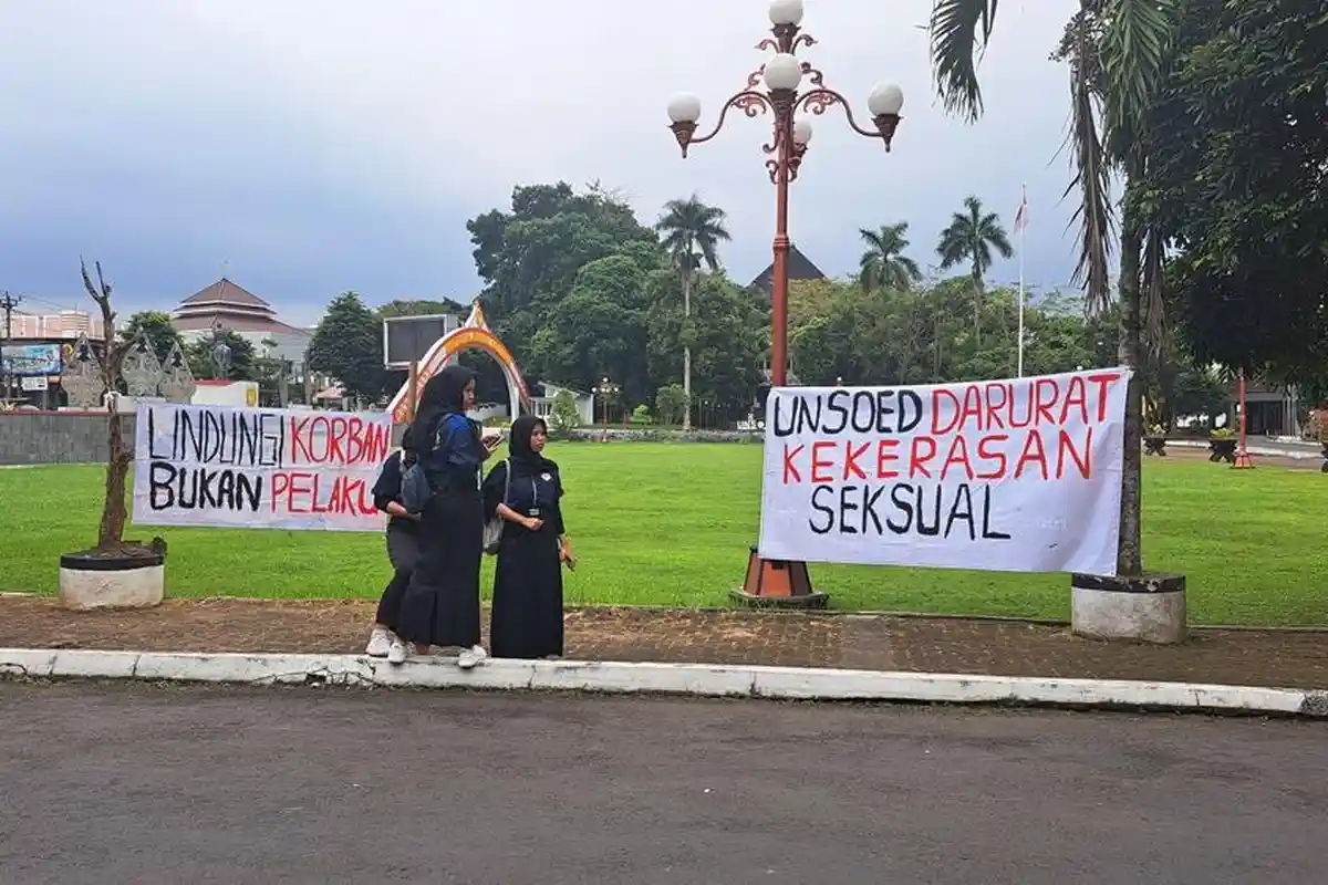 Mahasiswa Unsoed Prihatin Guru Besar Harusnya Jadi Contoh Malah Lecehkan Anak Didiknya