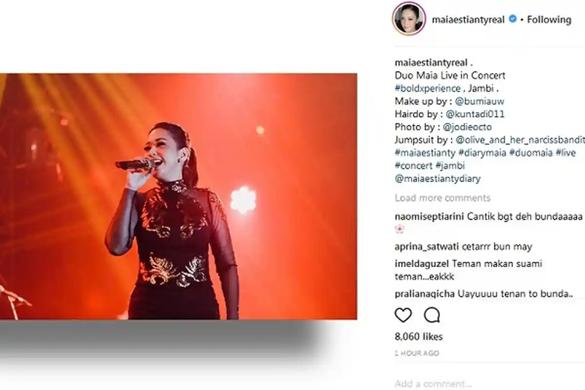 Jleb! Ini Sindiran Maia buat Mulan Jameela saat di Panggung, Videonya di Sini
