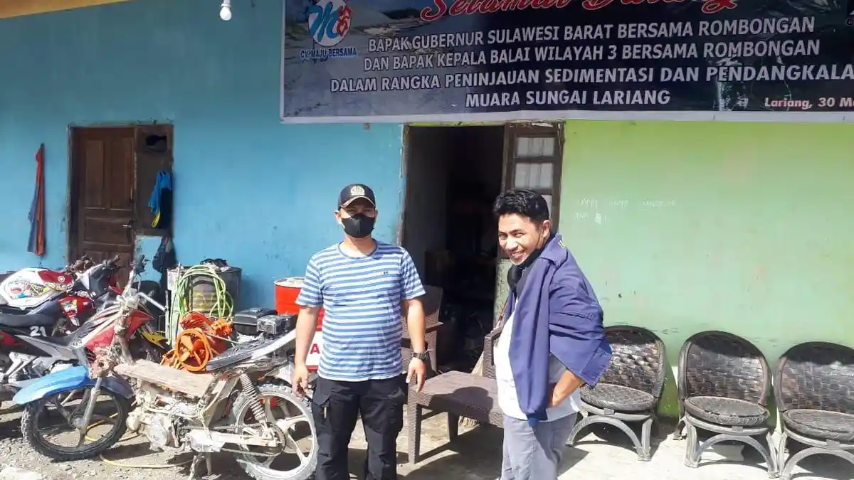 TIm PORA Imigrasi Mamuju Awasi Aktivitas Tambang Pasir Sungai Lariang, Kerap Didatangi Orang Asing