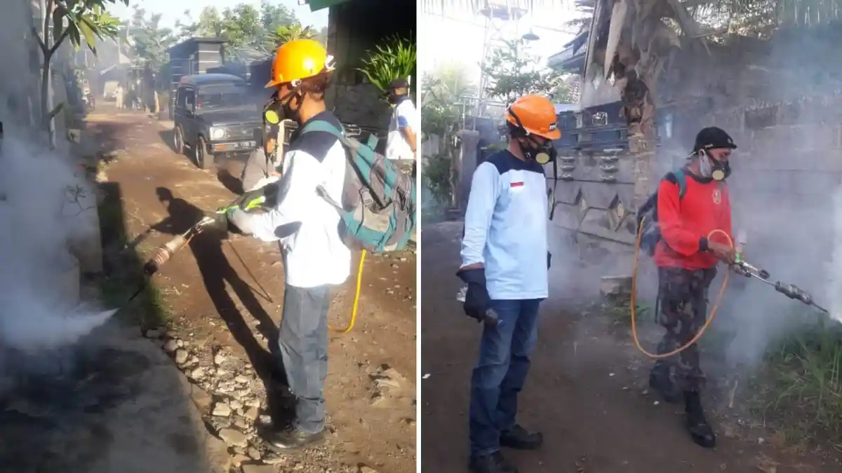 Sejak Mei 2020, Pemuda Muhammadiyah Rutin Gelar Aksi Penyemprotan Fogging Gratis di Buleleng