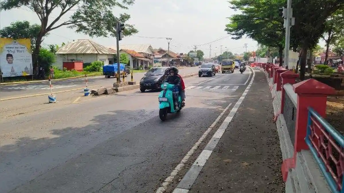 H-2 Lebaran, Volume Kendaraan yang Melintasi Pantura Indramayu Mulai Menurun