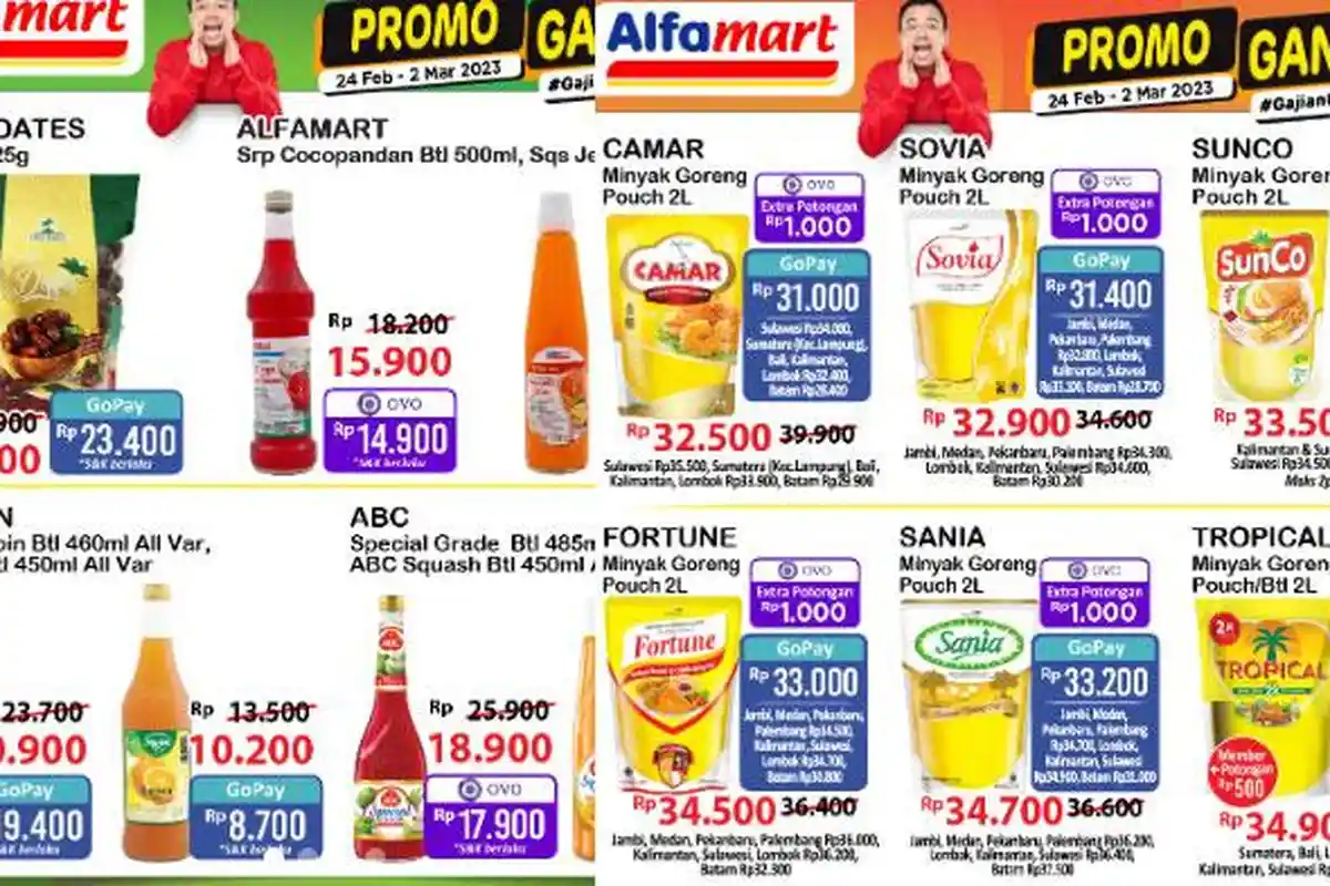 Promo JSM Alfamart 24-26 Februari 2023, Lengkap Kebutuhan Rumah Tangga Hingga Camilan dan Minuman