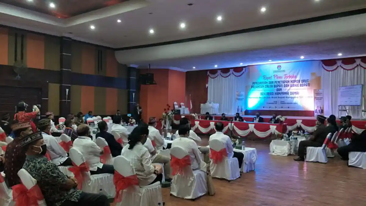 Hari Ini KPU Manggarai Gelar Rapat Pleno Penarikan dan Penetapan Nomor Urut Paslon