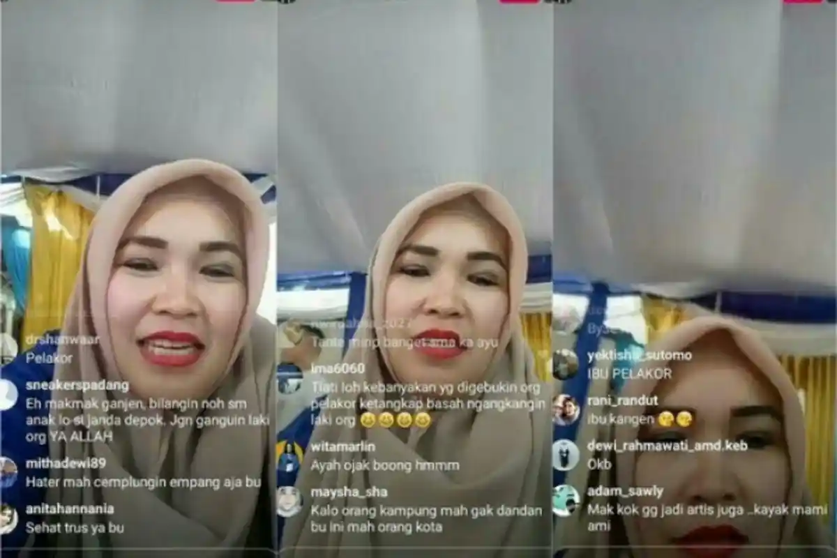 Begini Jadinya Ketika Ibunda Ayu Ting Ting Live di Instagram, Netizen: Nenek-nenek Centil