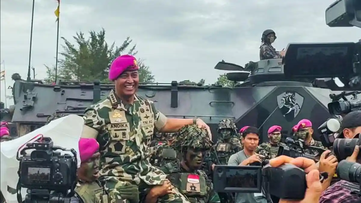 Aksi TNI AL, Tentara Singapura dan Amerika Serikat Pukau Warga Lingga