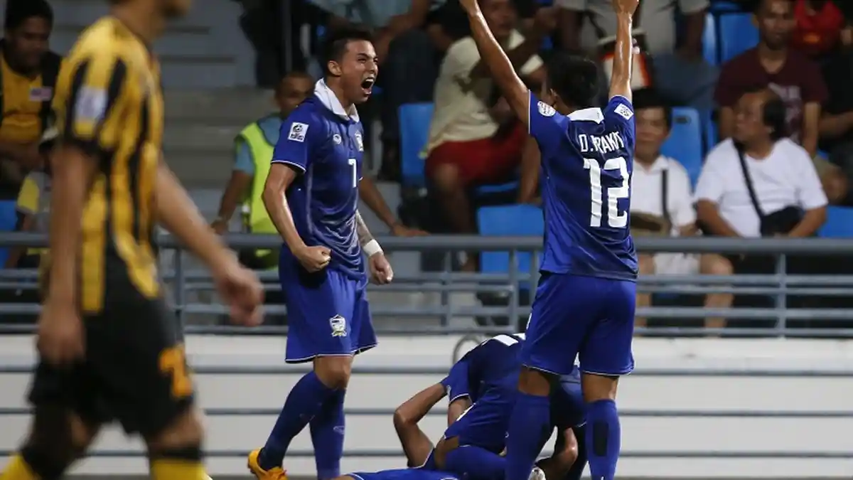 Thailand Benamkan Malaysia 2-0 di Leg Pertama Final Piala AFF