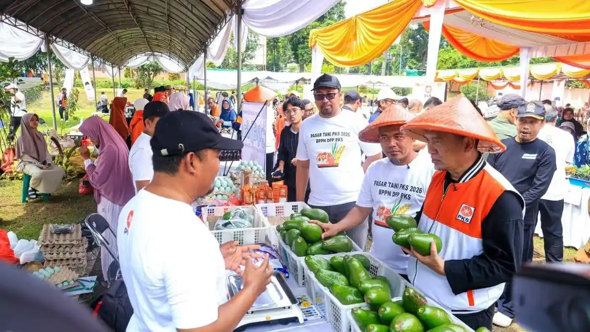 PKS Luncurkan Pasar Tani, Target Perputaran Ekonomi Rp10 Miliar Setahun