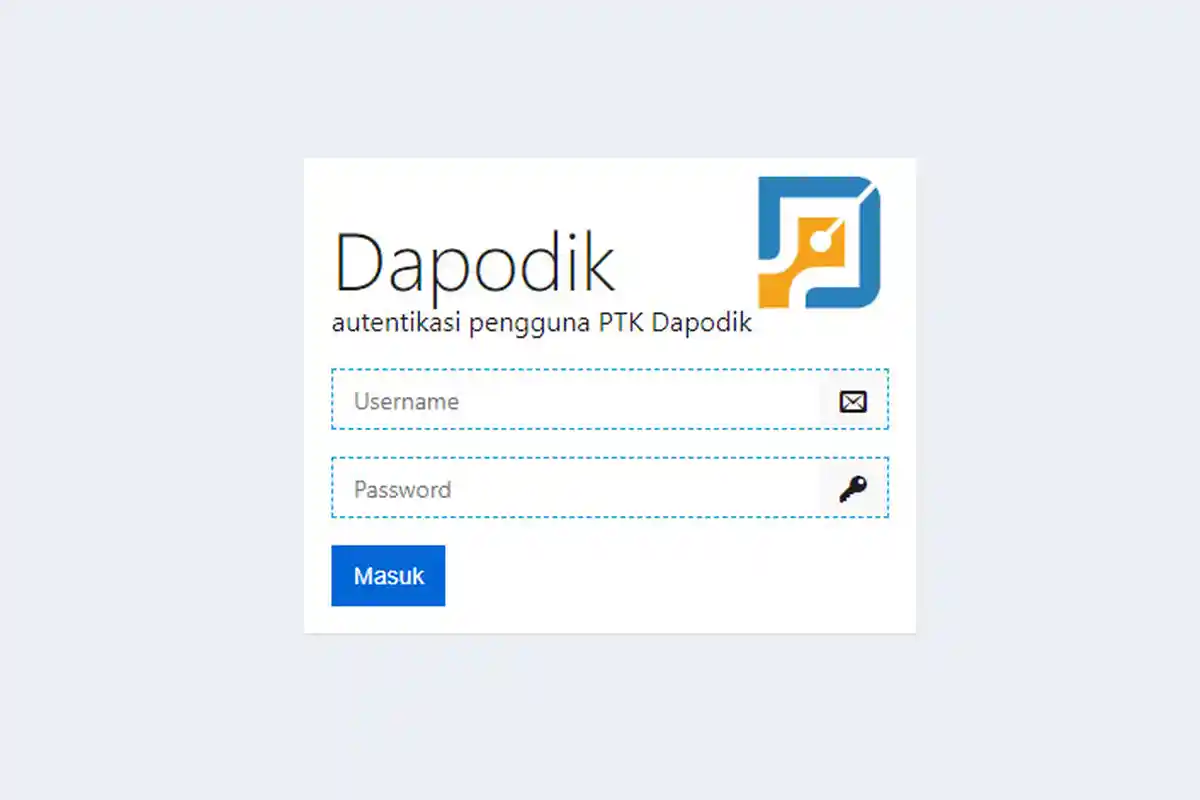 LINK Sso.datadik.kemdikbud.go.id , Login SSO Dapodik Autentikasi Pengguna PTK Dapodik Disini