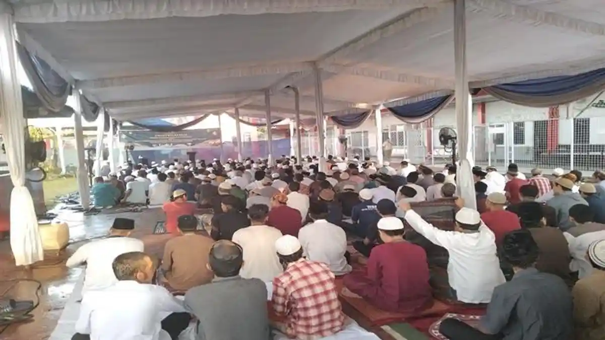 Dapat Remisi Lebaran, 2 Napi Pencurian dan Narkoba di Rutan Pakjo Palembang Bebas Di Hari Idul Fitri