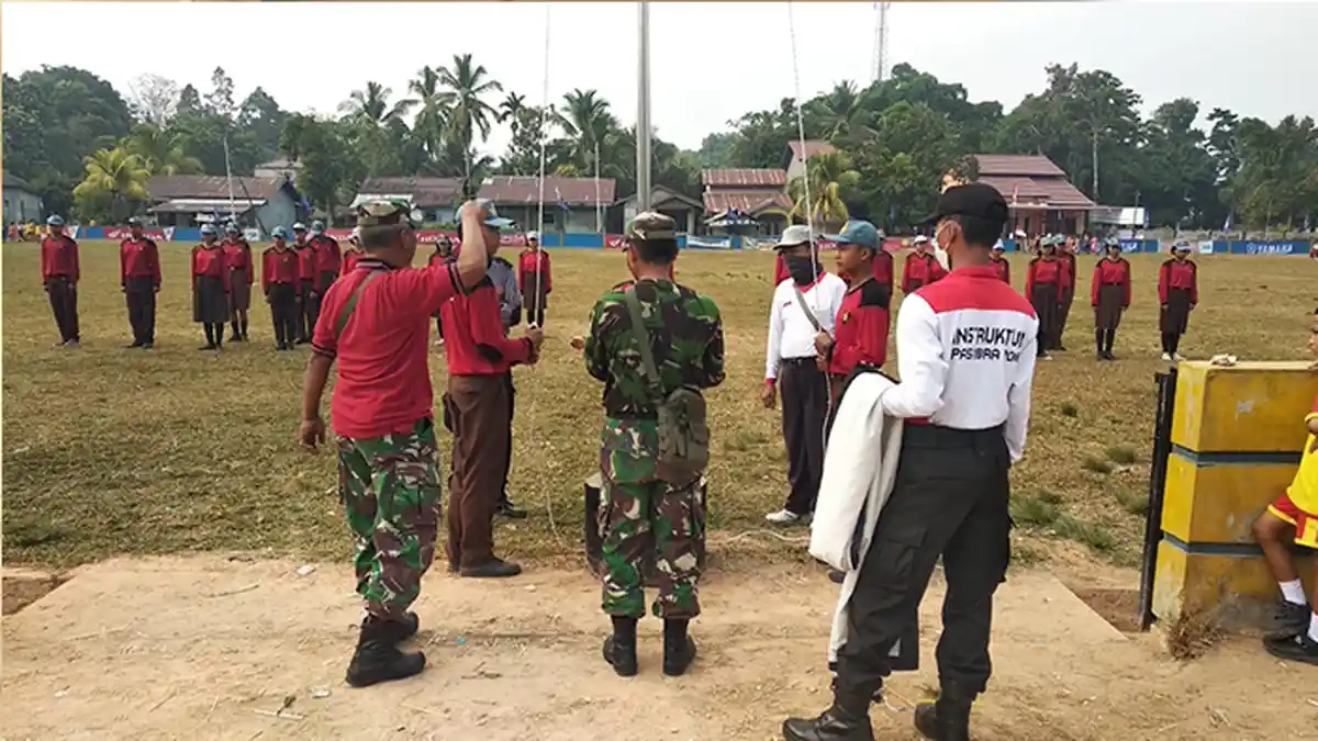 Beri Motivasi, Muspika Menyuke Lakukan Kunjungan Pada Peserta Paskibra 2019