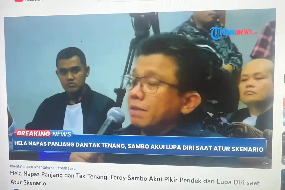 Bohong dan Sesal Jenderal Sambo Jelang Vonis Mati, Seumur Hidup atau 20 Tahun Sahaja