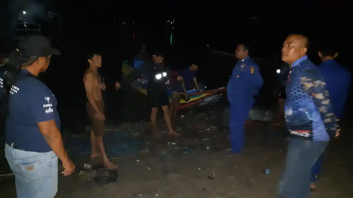 Dua Penumpang Speed Lidah Terdampar di Perairan Matras, Berhasil Dievakuasi Berkat Lampu Handphone 