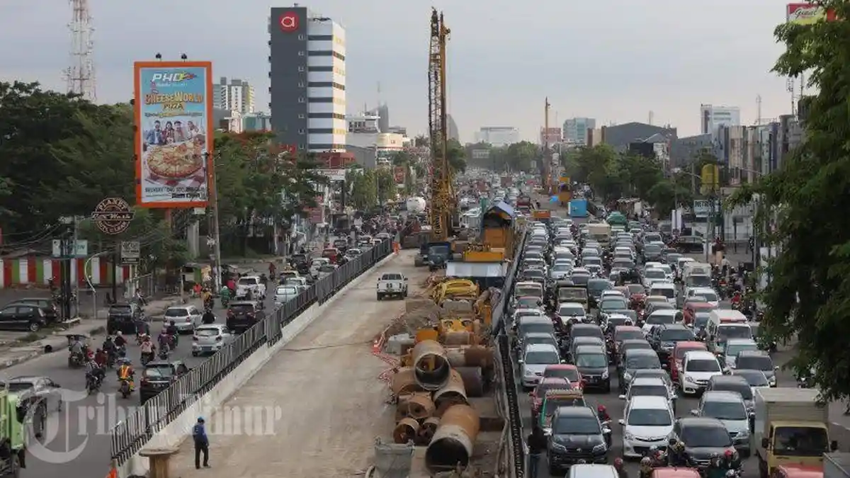 Jalan AP Pettarani Makassar Macet, Ini Imbauan Ditlantas Polda Sulsel