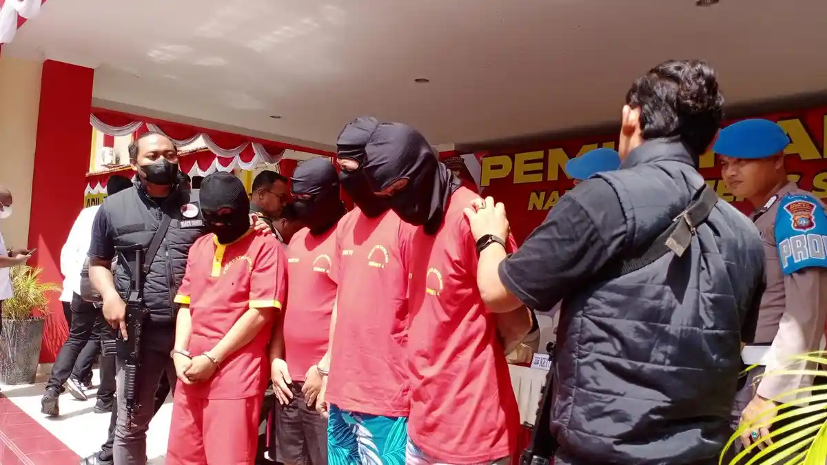 Selundupka 23,4kg Sabu, Empat Kurir di Batam Terancam Hukuman Mati